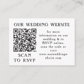 Eucalyptus Greenery Lijst Green Blue White Web QR Informatiekaartje (Voorkant)