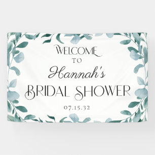 Eucalyptus Greenery Lijst Green Shower Welkom Spandoek