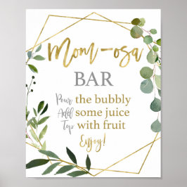 Eucalyptus Greenery Mam osa-teken Poster