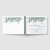 Eucalyptus Greenery Modern Foliage Wedding Gastenboek (Volledig)