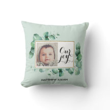 Eucalyptus Greenery Modern Photo Sierkussen