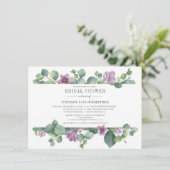 Eucalyptus Greenery Modern Vrijgezellenfeest Kaart (Staand voorkant)