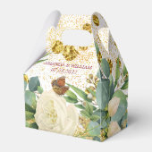 Eucalyptus Greenery Modern Wedding Favor Box Bedankdoosjes (Voorkant Zijde)