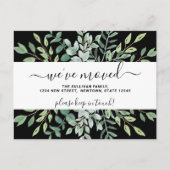 Eucalyptus Greenery Moving Announcement Briefkaart (Voorkant)