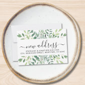 Eucalyptus Greenery Moving Announge Notitiekaartje