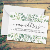 Eucalyptus Greenery Moving Announge Notitiekaartje