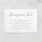 Eucalyptus Greenery Pink Floral Honeymoon Fonds Informatiekaartje (Voorkant)