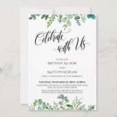 Eucalyptus Greenery Reception Kaart (Voorkant)