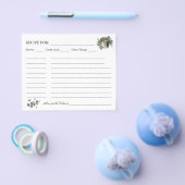 Eucalyptus greenery Recipcard Flyer (Enkel)