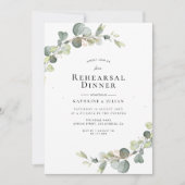 eucalyptus greenery - repetitie tijdens het diner  kaart (Voorkant)