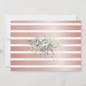 Eucalyptus Greenery Roos & Brews Rehearsal Dinner Kaart (Achterkant)