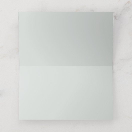 Eucalyptus Greenery Rustic Geometric Wedding Plaatskaartje (Binnenkant ongevouwen)