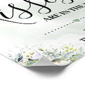 Eucalyptus greenery sappend hoeveel kissenbord poster (Hoek)