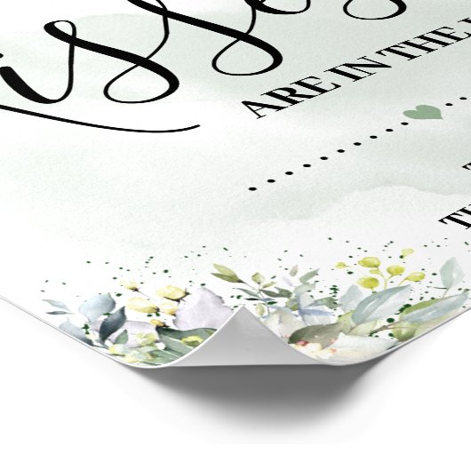 Eucalyptus greenery sappend hoeveel kissenbord poster (Hoek)