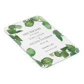Eucalyptus Greenery Save the Date Magneet (Rechterzijde)