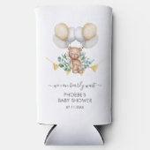 Eucalyptus Greenery Script Cub Baby shower Seltzer Blikjeskoeler (Voorkant)