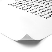 Eucalyptus greenery script seating chart poster (Hoek)