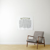 Eucalyptus Greenery Scripture Art Psalm 91 Wandkleed (In Situ (horizontaal))