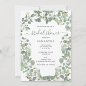 Eucalyptus Greenery Silver Dollar Vrijgezellenfees Kaart (Voorkant)