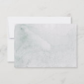 Eucalyptus Greenery Simple Calligraphy Boho RSVP Kaartje (Achterkant)