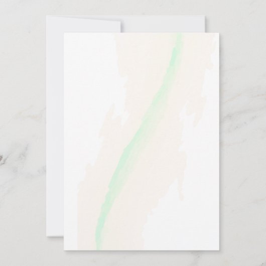 Eucalyptus Greenery Simple Rehearsal Dinner Kaart (Achterkant)