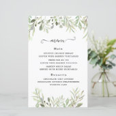 Eucalyptus Greenery Simple Wedding (Staand voorkant)