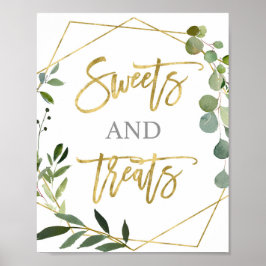 Eucalyptus Greenery snoeit en behandelbord Poster