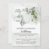 Eucalyptus greenery stof waterverf we nog steeds kaart (Voorkant)