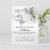 Eucalyptus greenery stof waterverf we nog steeds kaart (Staand voorkant)