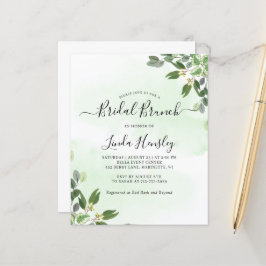 Eucalyptus Greenery Succulent bridal brunch