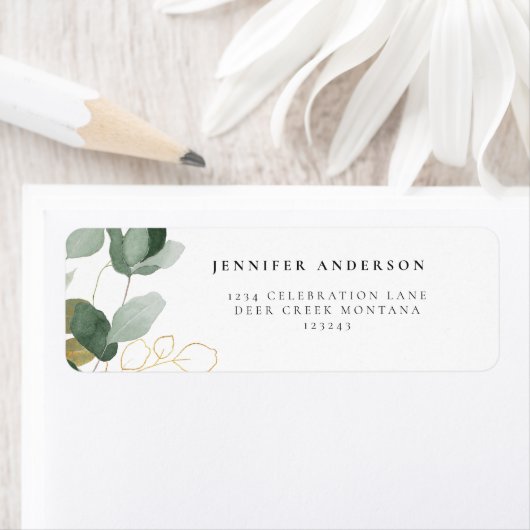 Eucalyptus Greenery Succulent Etiket (Insitu)