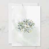 Eucalyptus greenery succulent stellen douche kaart (Achterkant)