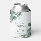 Eucalyptus Greenery Succulent Vrijgezellenfeest Blikjeskoeler (Blikje Voorkant)