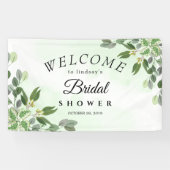 Eucalyptus Greenery Succulent Vrijgezellenfeest Si Spandoek (Horizontaal)