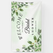 Eucalyptus Greenery Succulent Vrijgezellenfeest Si Spandoek (Verticaal)