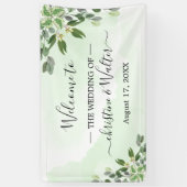 Eucalyptus Greenery Succulent Wedding Party Spandoek (Verticaal)