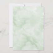 Eucalyptus Greenery Succulent Wreath Wedding Kaart (Achterkant)