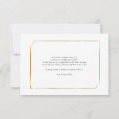 Eucalyptus Greenery Sunflower Succulent Bedankkaart (Achterkant)