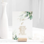 Eucalyptus Greenery Tabel Nummer 6 Zitkuur Kaart