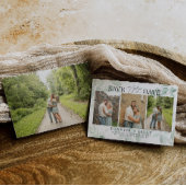 Eucalyptus Greenery Trouwfoto Sla de datum op Kaart