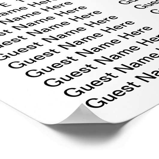 Eucalyptus Greenery Trouwstoel Grafiek 20 Tafel Poster (Hoek)