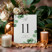 Eucalyptus Greenery Trouwtafelnummers