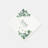 Eucalyptus Greenery van vrijgezellenfeest - Aangep Servet (Hoek)