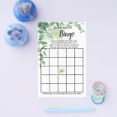 Eucalyptus Greenery Vrijgezellenfeest Bingo Game C Flyer (Enkel)