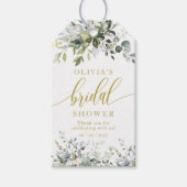 Eucalyptus Greenery Vrijgezellenfeest Gift Label Cadeaulabel (Voorkant)