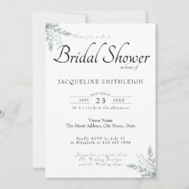 Eucalyptus Greenery Vrijgezellenfeest Kaart