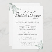 Eucalyptus Greenery Vrijgezellenfeest Kaart (Voorkant / Achterkant)