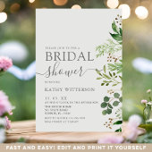 Eucalyptus Greenery Vrijgezellenfeest Kaart