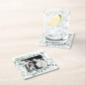 Eucalyptus Greenery Waterverf Foliage Dusty Blue Kartonnen Onderzetters (Insitu)