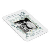 Eucalyptus Greenery Waterverf Foliage Dusty Blue Magneet (Rechterzijde)